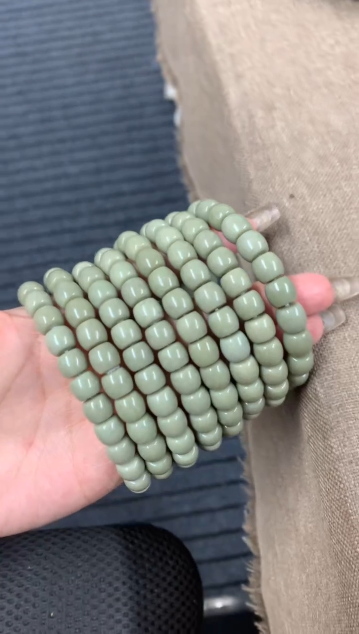 【闪购商品】和田玉颈饰未镶嵌多样性发货拍一发一豆青货中9