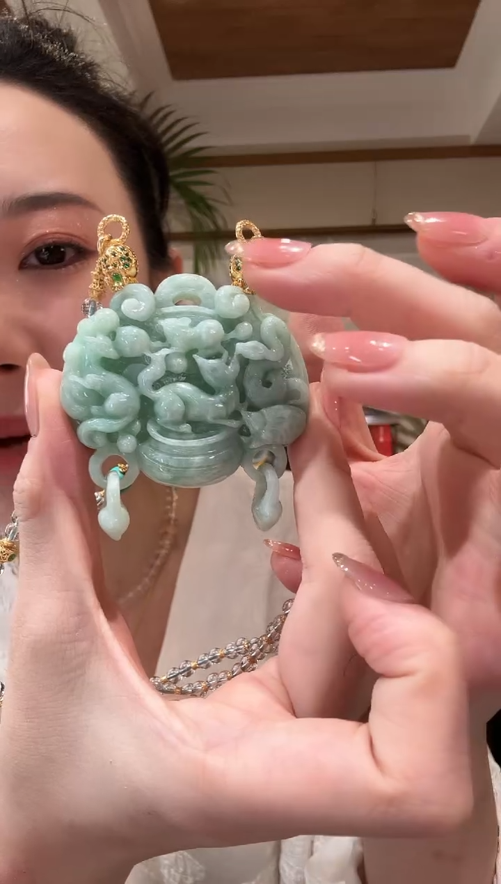 【闪购商品】翡翠颈饰未镶嵌国风