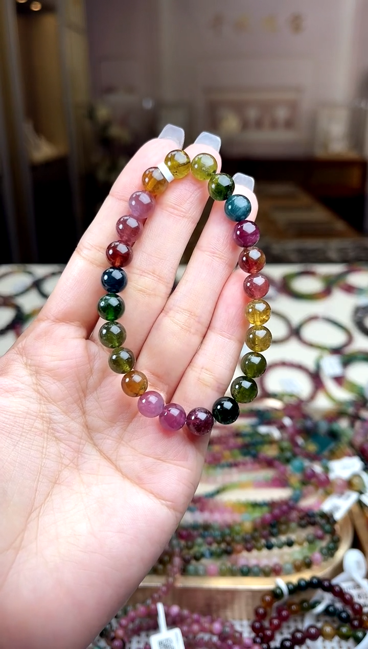 【闪购商品】碧玺/未镶嵌7mm+碧玺单圈多样性发货