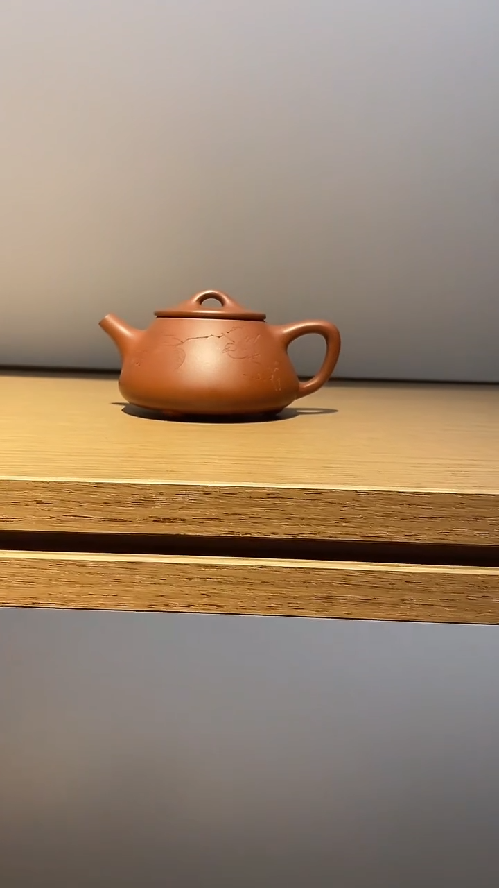 【闪购商品】橄榄核手串/手链11-紫砂壶一把【平盖石瓢】