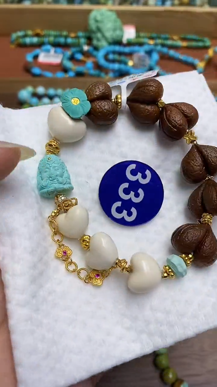 【闪购商品】绿松石手链银S925镶嵌333