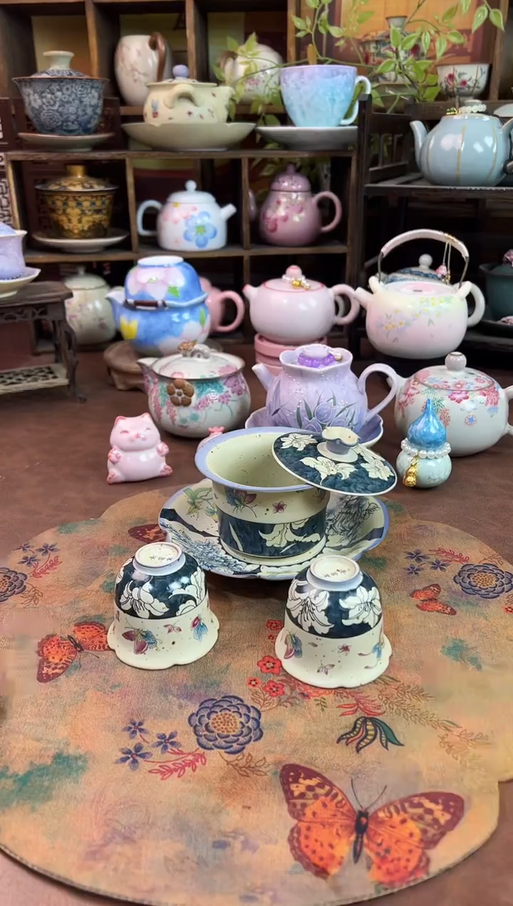 三才盖碗+2杯 啊啊啊