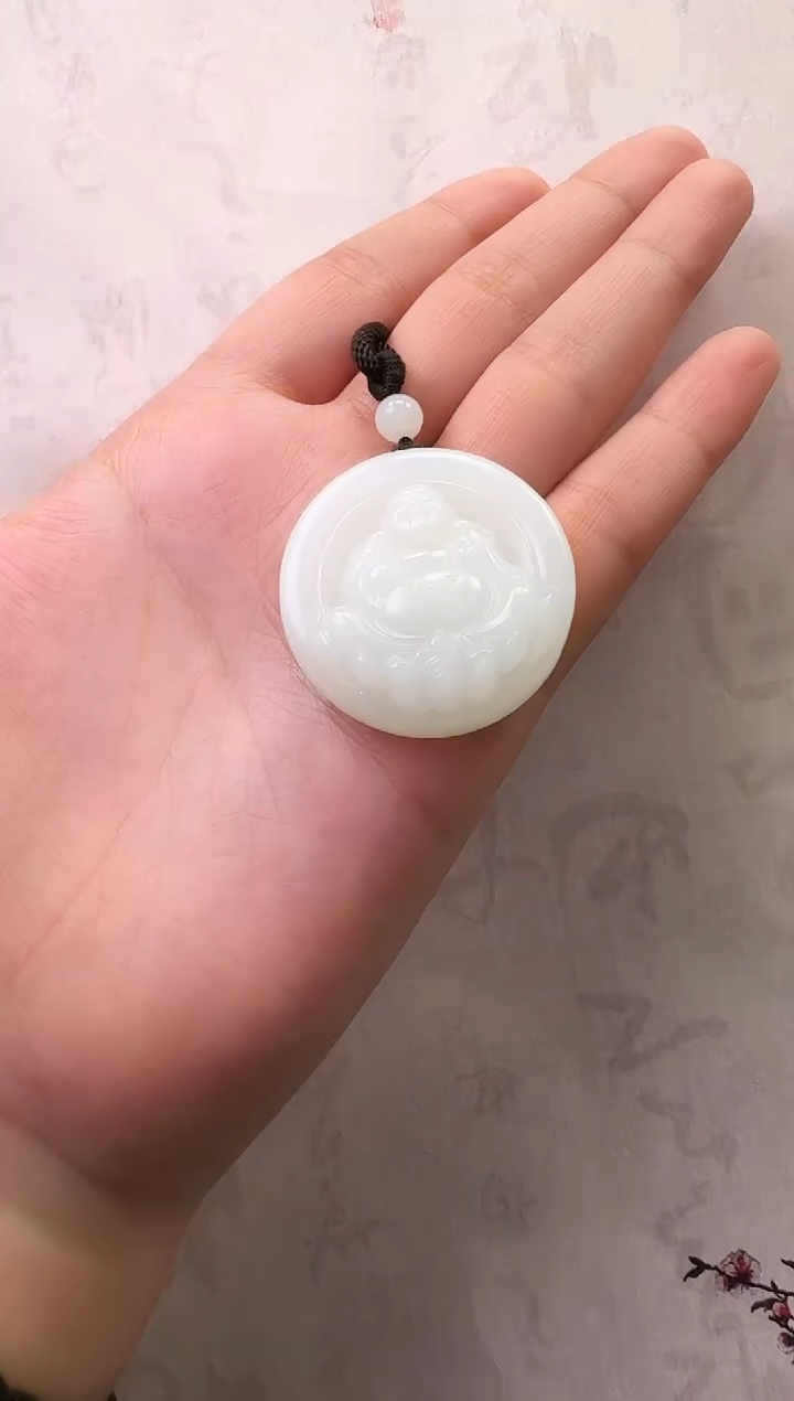 【闪购商品】和田玉吊坠未镶嵌白玉佛公