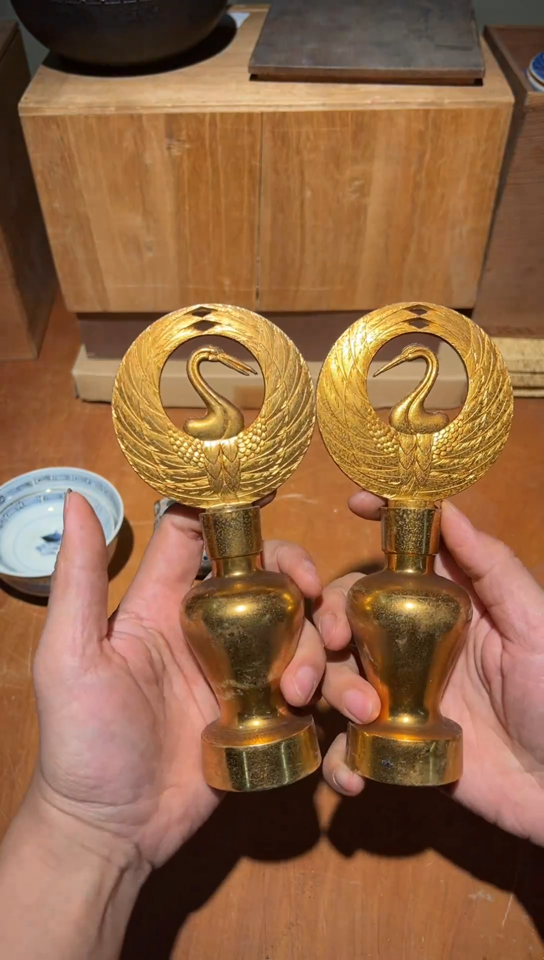 金属A2187铜制中古周边/2