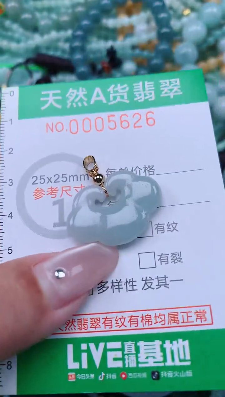 翡翠未镶嵌颈饰.0005626