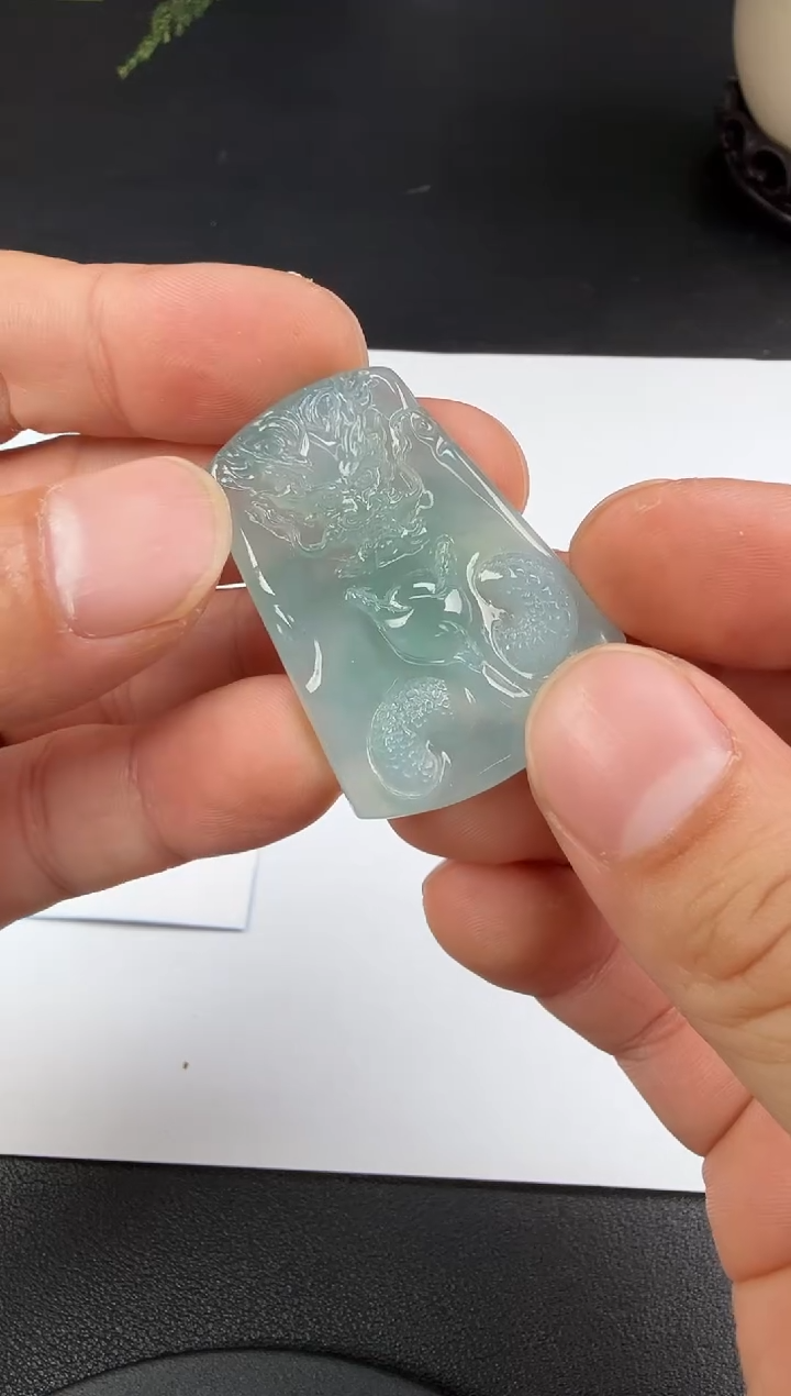 吊坠(不含链)未镶嵌翡翠翡翠饰品-293