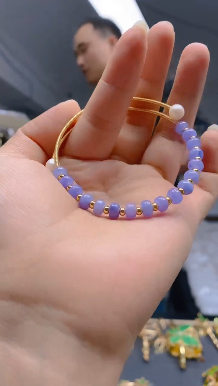 【闪购商品】翡翠耳饰合金043翡翠手镯