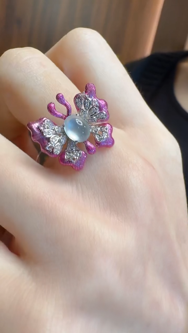 【闪购商品】翡翠戒指18K金镶嵌多样性团购发一件