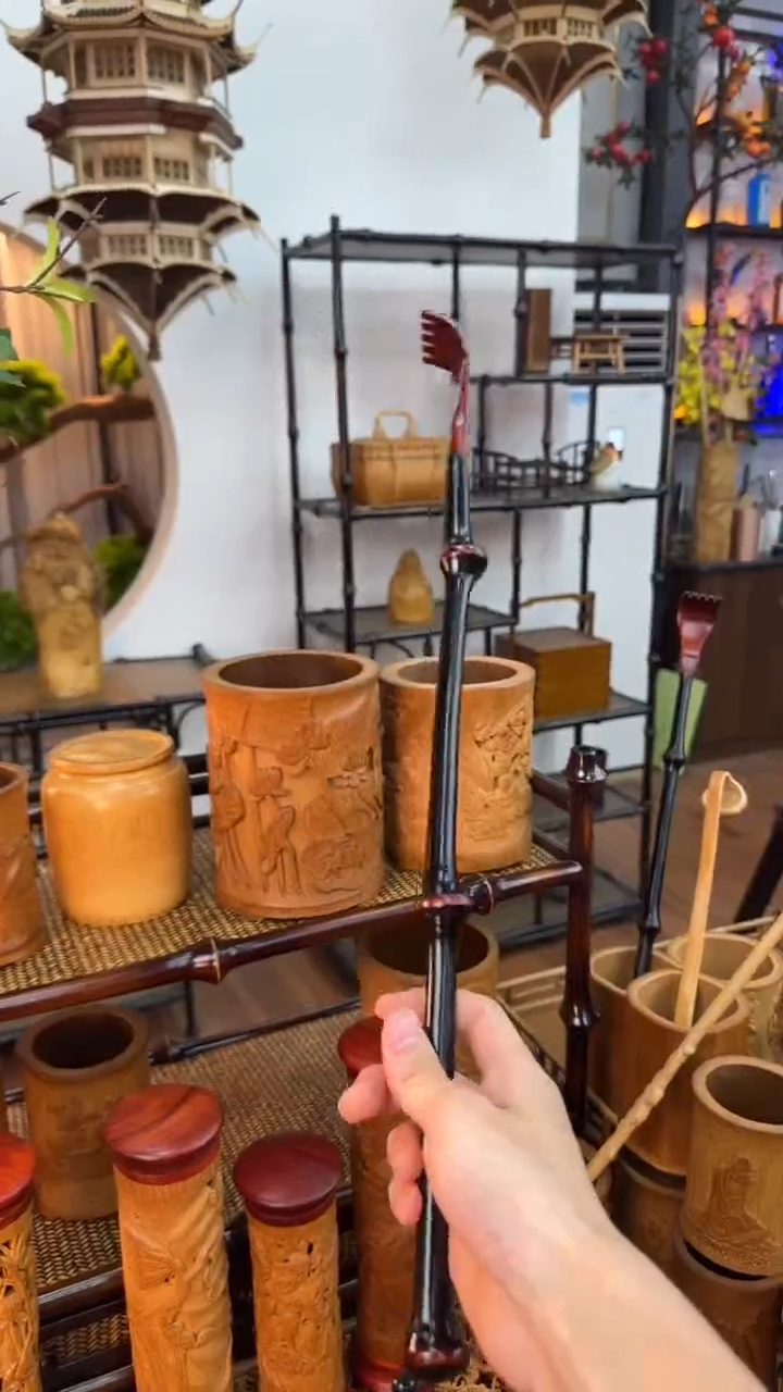香榧木手工筇竹痒痒挠