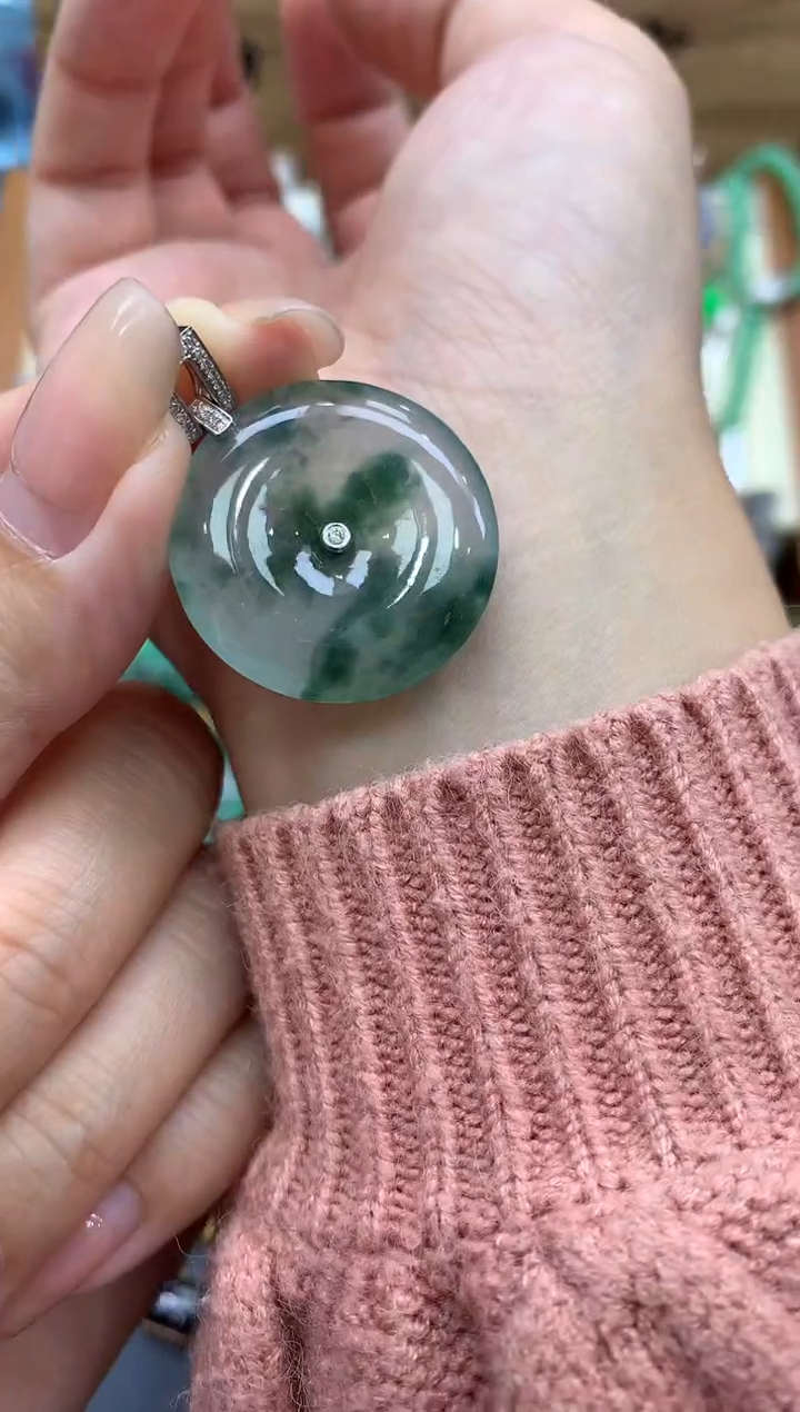 【闪购商品】翡翠颈饰18K金镶嵌307-中国好珍宝