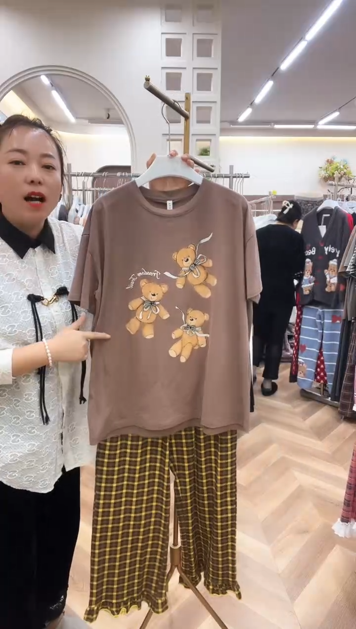 棉半袖长裤150斤以下