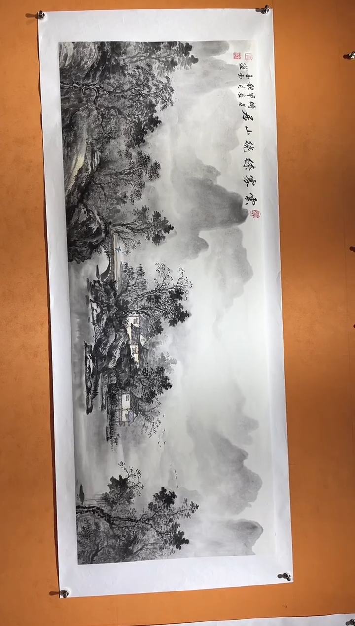 国画刘金玉教授亲笔手绘
