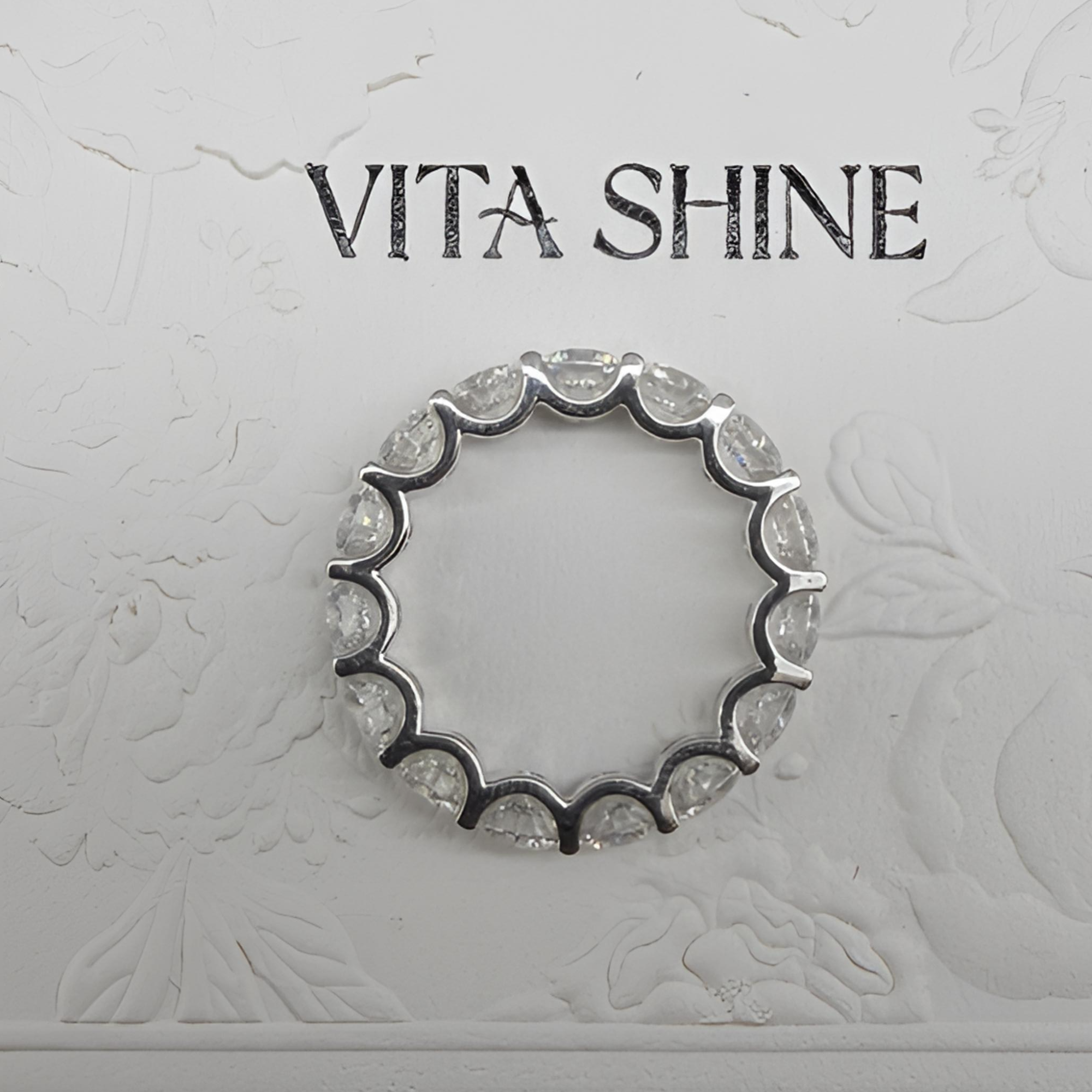 实验室培育钻石单颗30分满圈小冰糖【腾腾严选】 叠戴铂金嵌