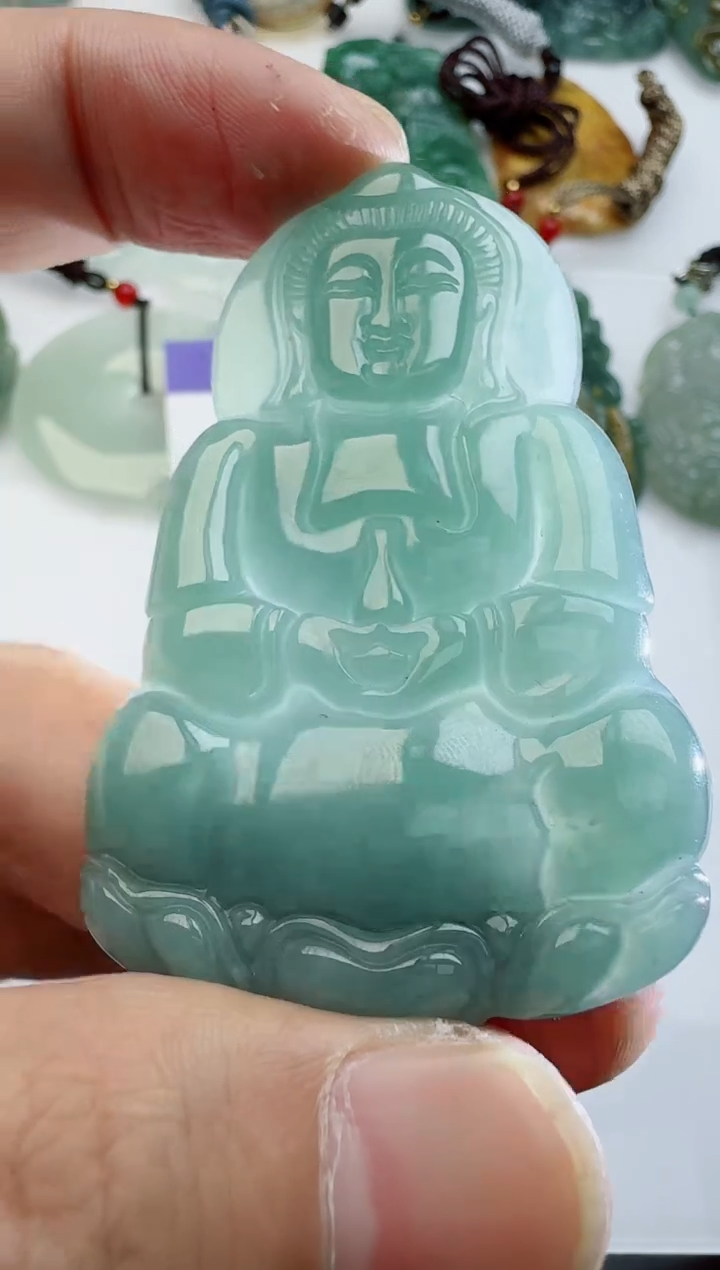 【闪购商品】翡翠吊坠(不含链)未镶嵌多样性随机发其一