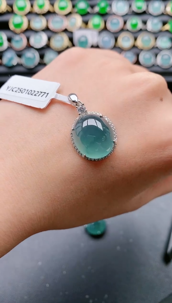 【闪购商品】翡翠戒指银S925镶嵌11111