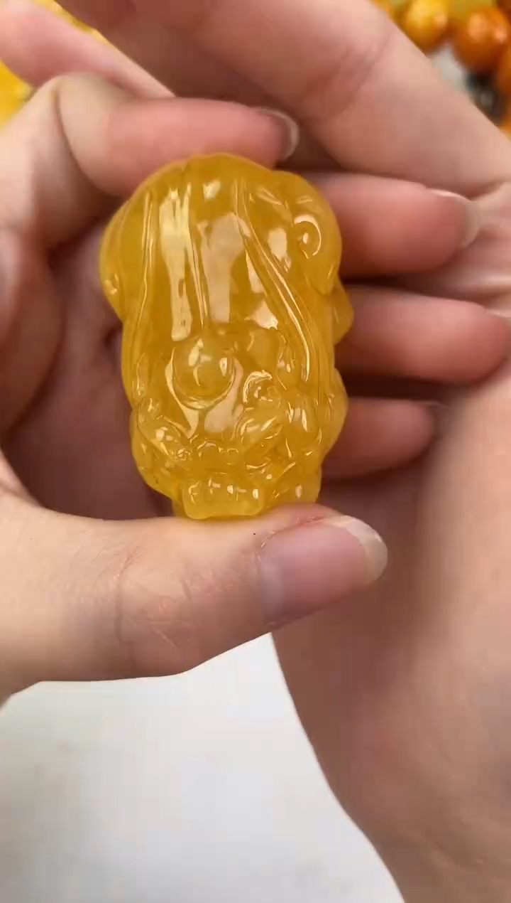 裸石琥珀未镶嵌天然琥珀蜜蜡