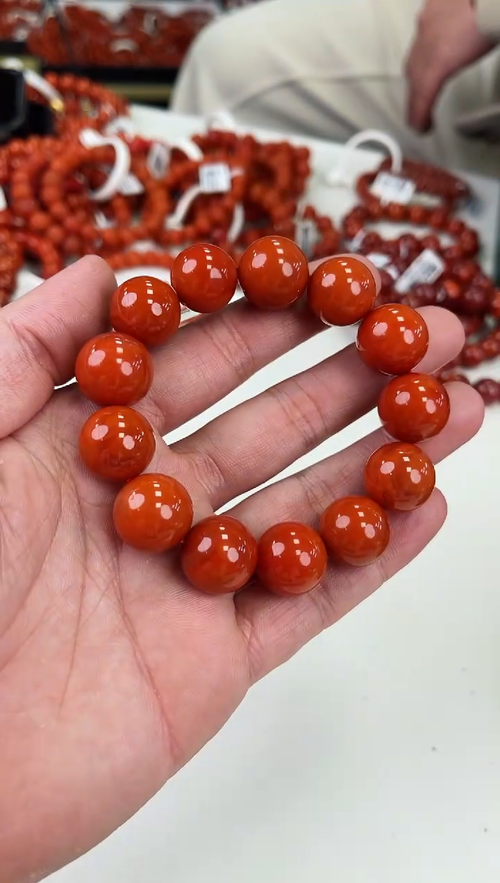 【闪购商品】南红玛瑙瓦西手串16+未镶嵌一个/条
