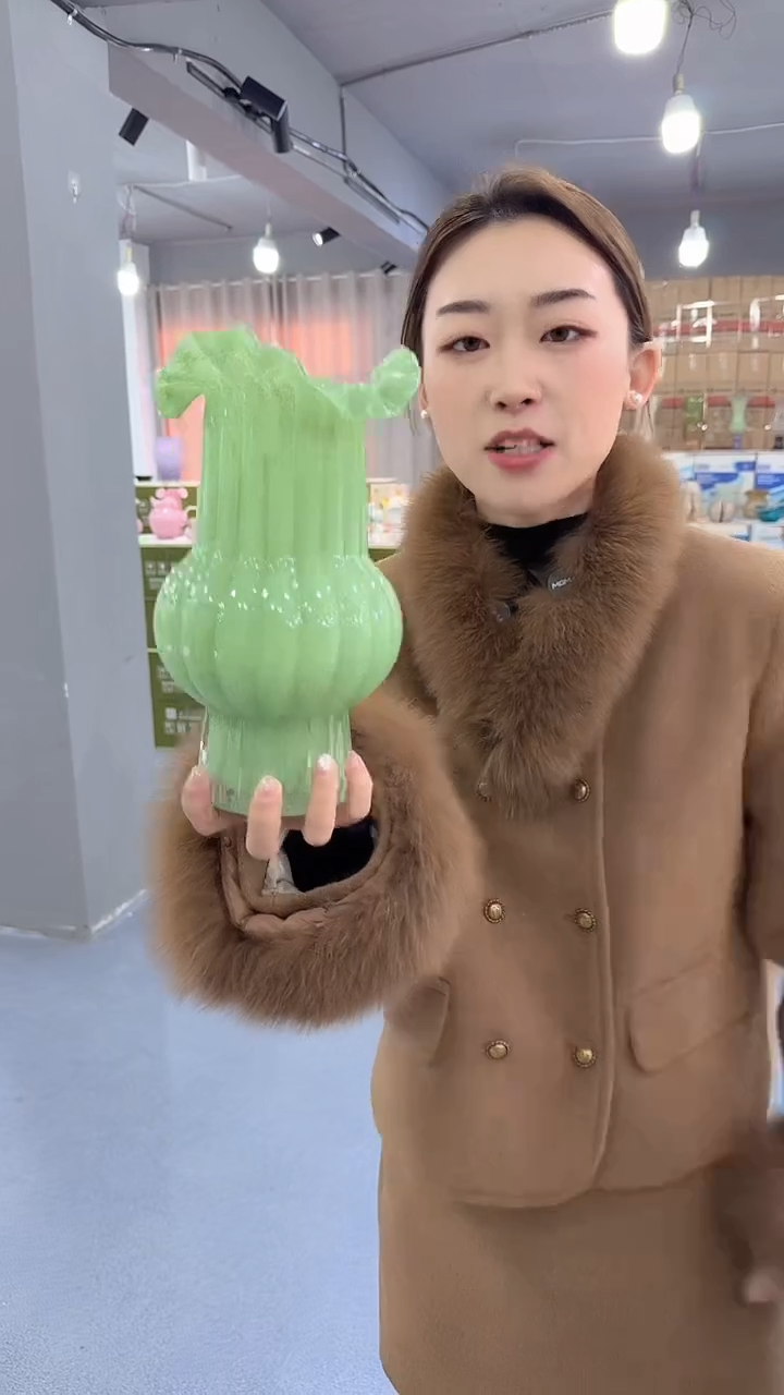 琉璃昕洋花瓶花器晚Q-9