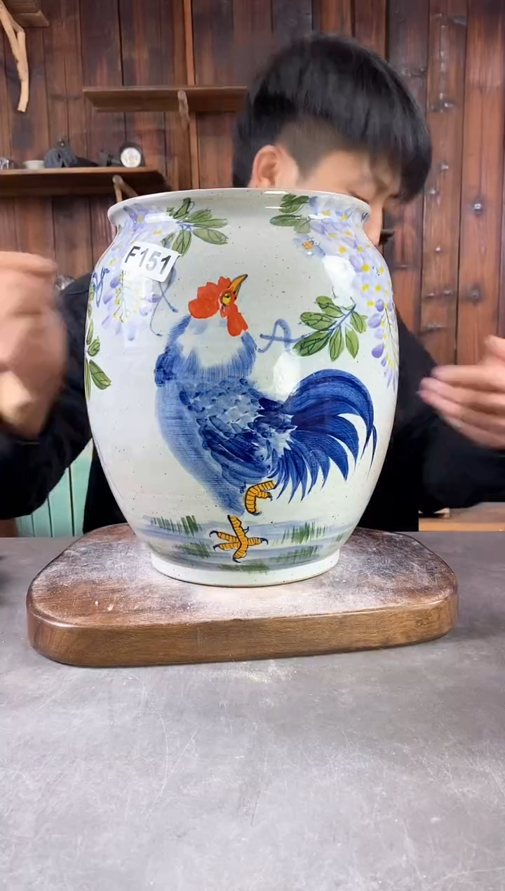 【闪购商品】碗151，手工手绘，新年快乐！