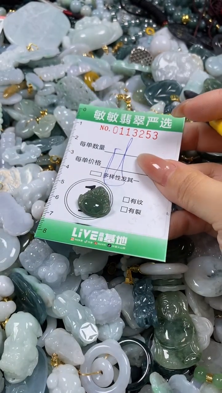 【闪购商品】翡翠颈饰未镶嵌闪购0113253