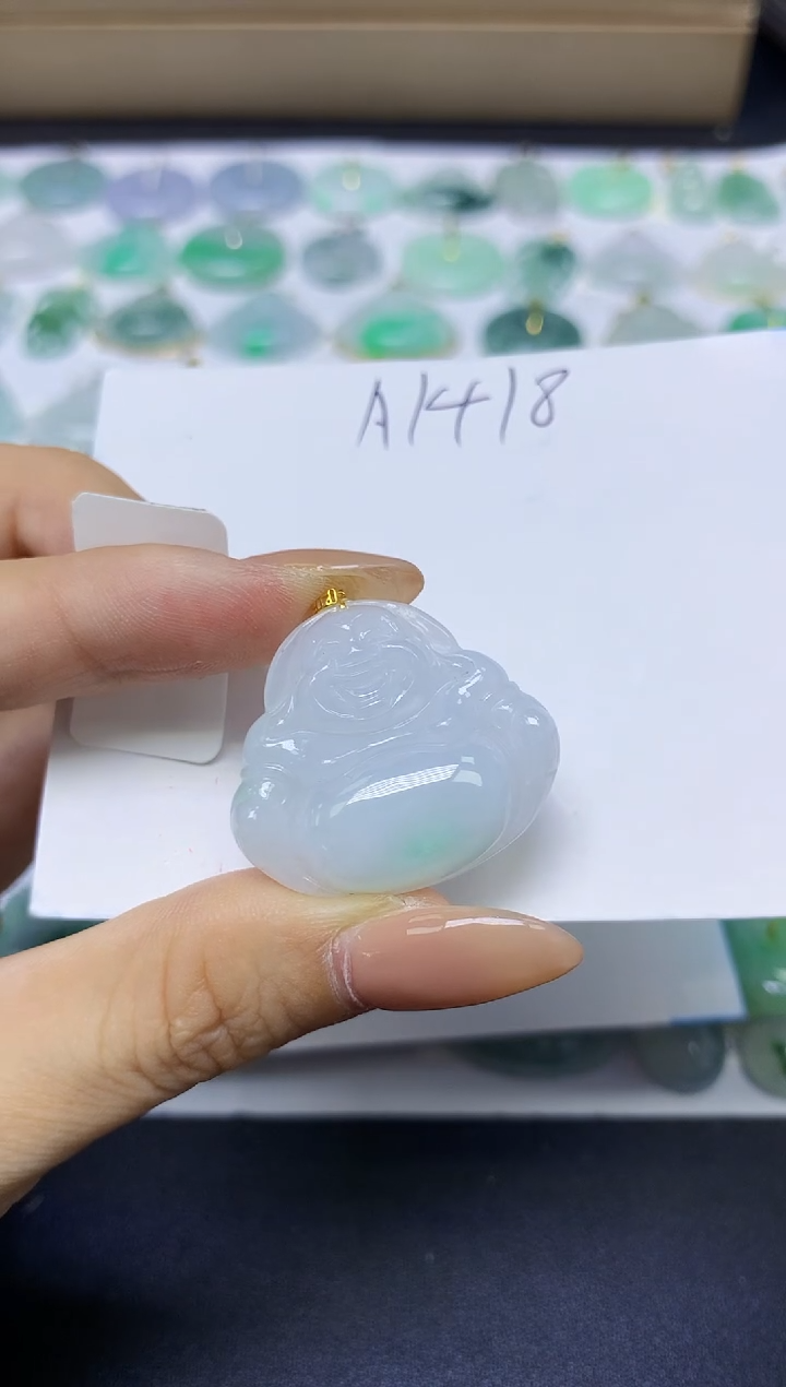 颈饰未镶嵌翡翠天然缅甸A货翡翠百元以上9元证书费自理