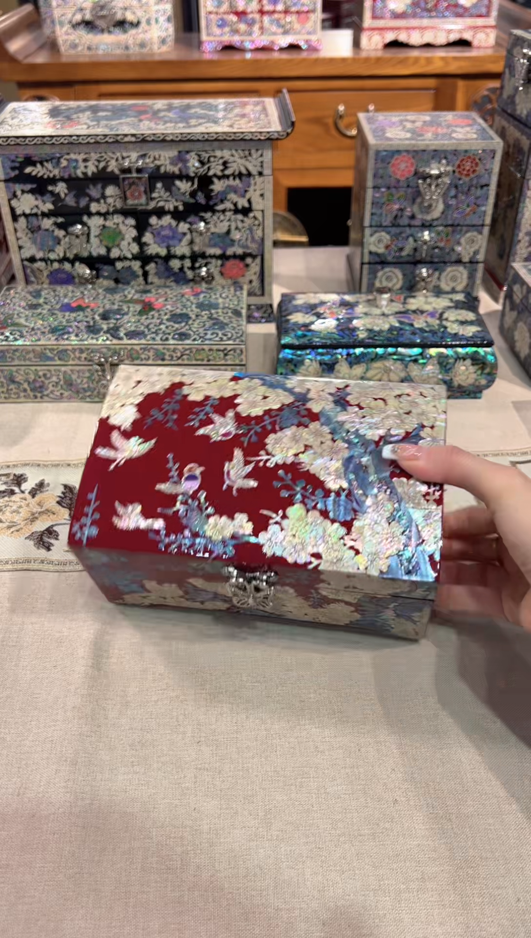 【闪购商品】按扣全贝底·弘贝雅螺钿漆器文化馆