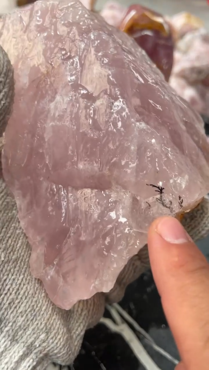 【闪购商品】芙蓉石原石未镶嵌天然粉水晶原石