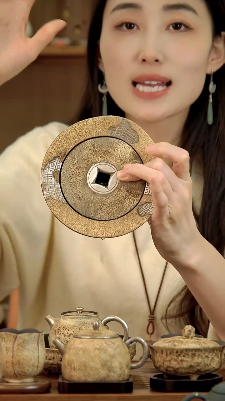 言野手作 粉引仿古云舒建水