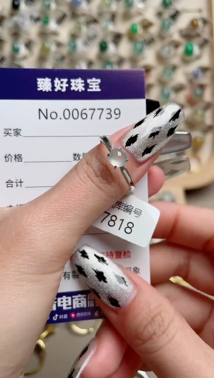 【闪购商品】翡翠戒指银S925镶嵌..........