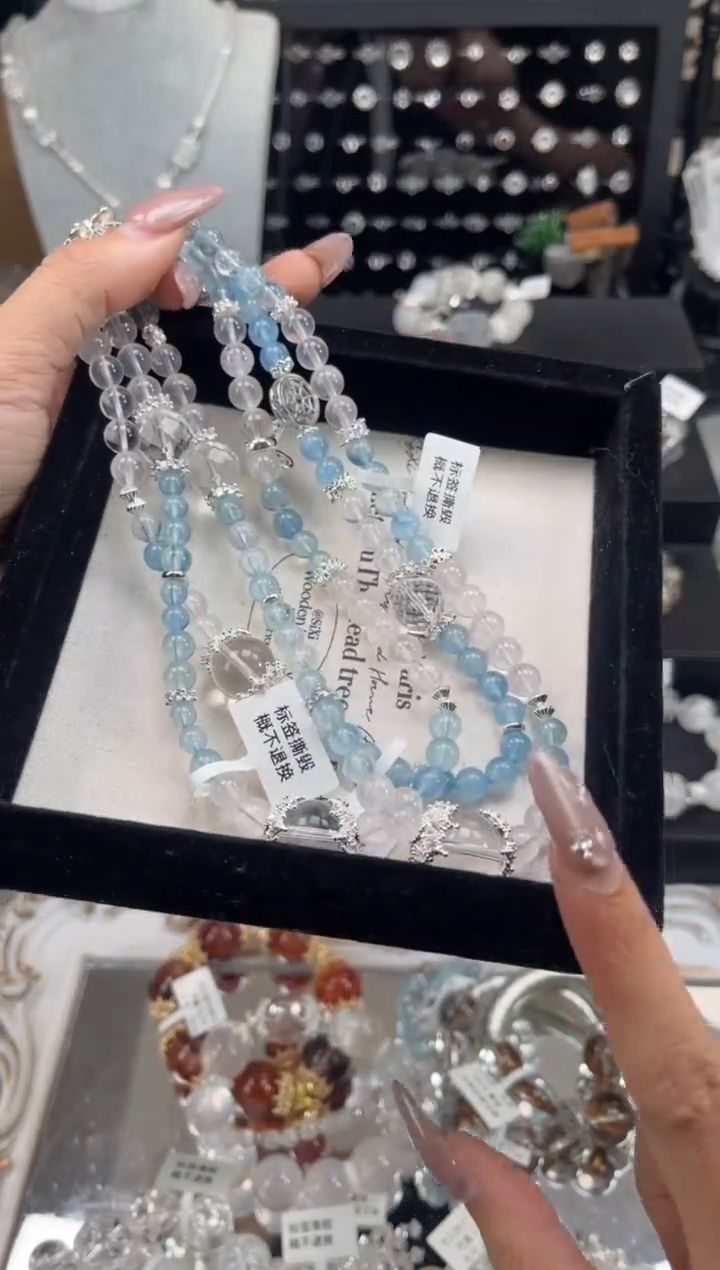 【闪购商品】水晶手链未镶嵌天然水晶 多样性发货