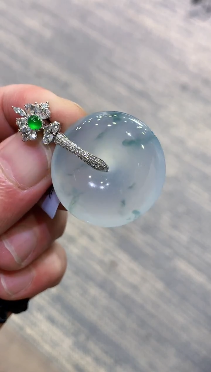 颈饰未镶嵌翡翠天然A货翡翠