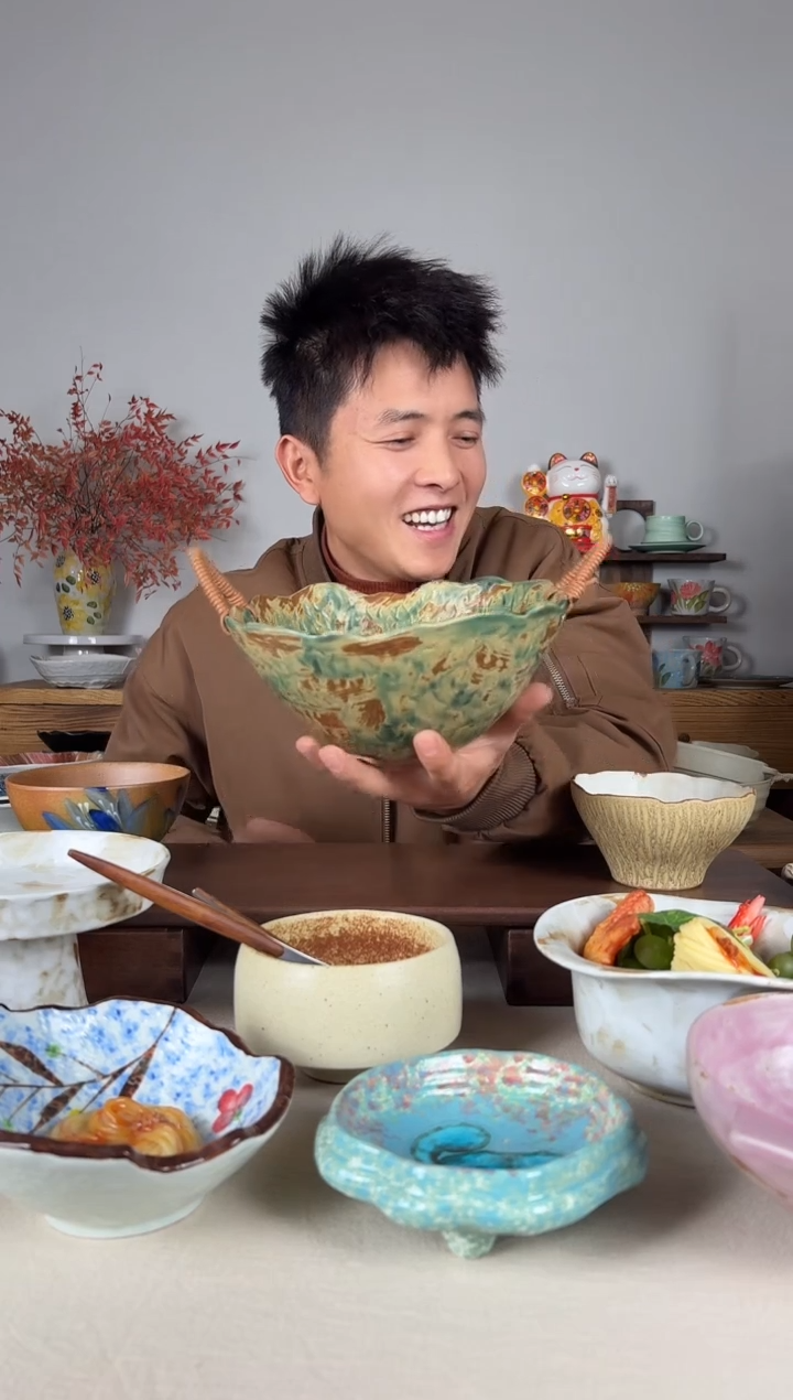 陶瓷02手作粗陶餐具1个装