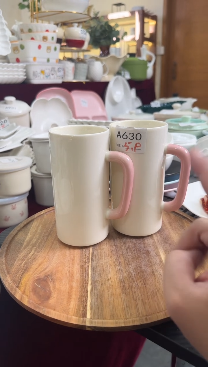 摆件陶A630 2个陶瓷餐具库存微瑕介意勿拍