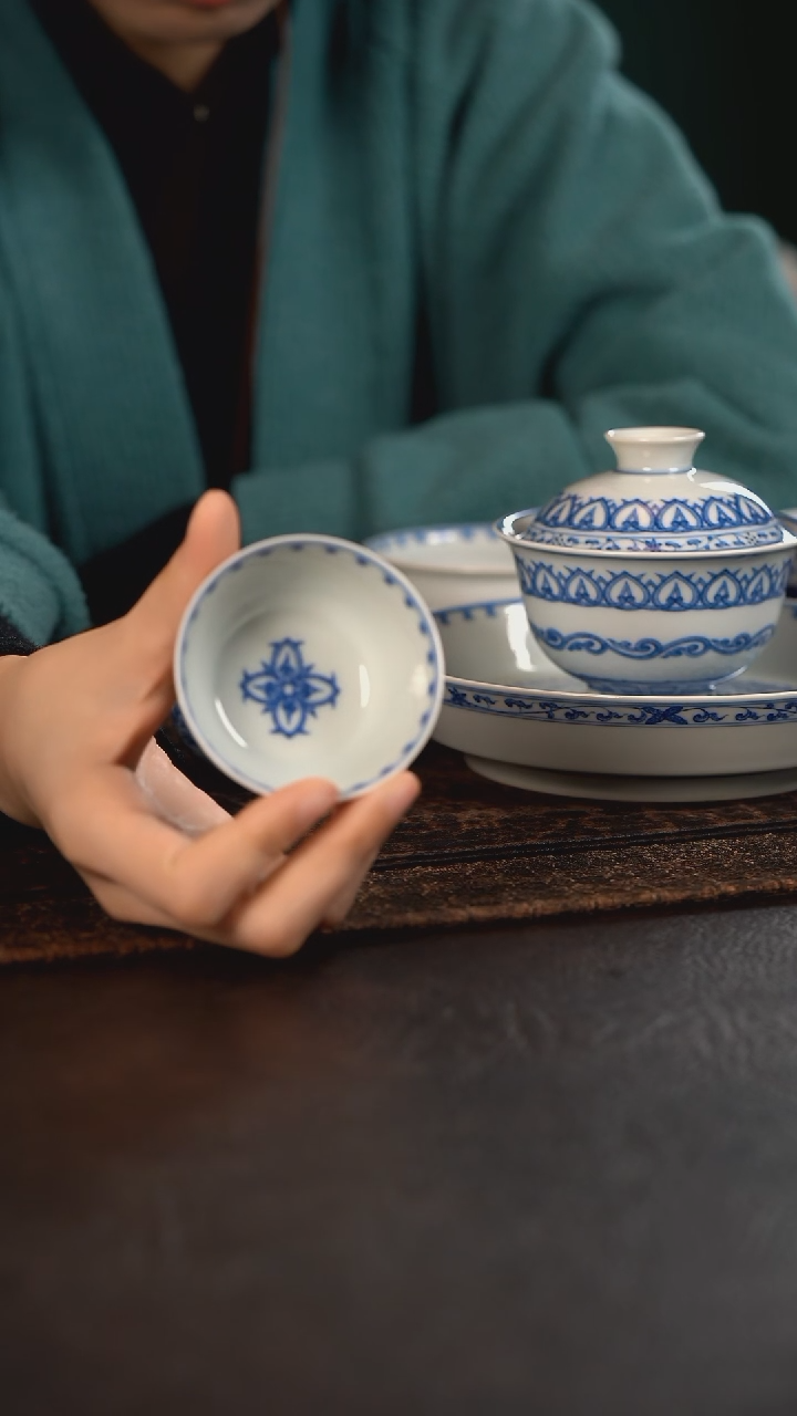 【闪购商品】杯聚澜堂素宝相小鸡缸杯