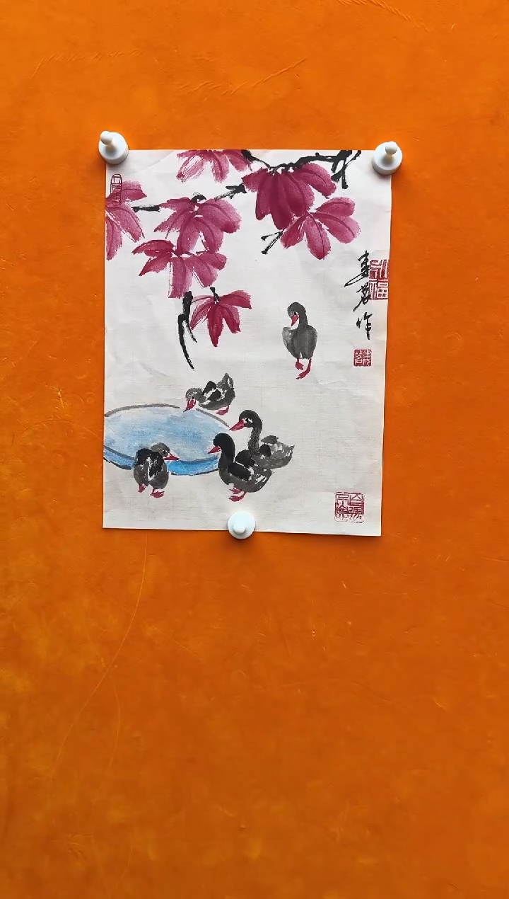 国画娄茗精品绘画作品33