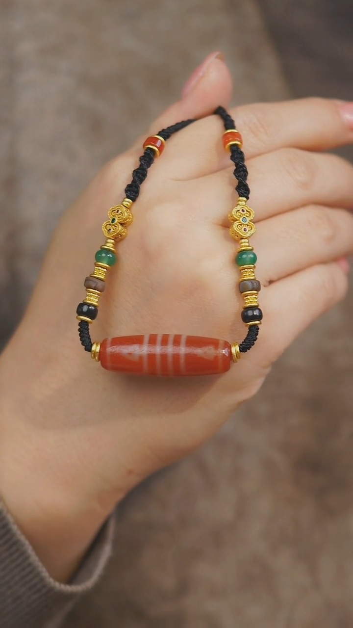 【闪购商品】玛瑙/玉髓项链未镶嵌多样性发其一