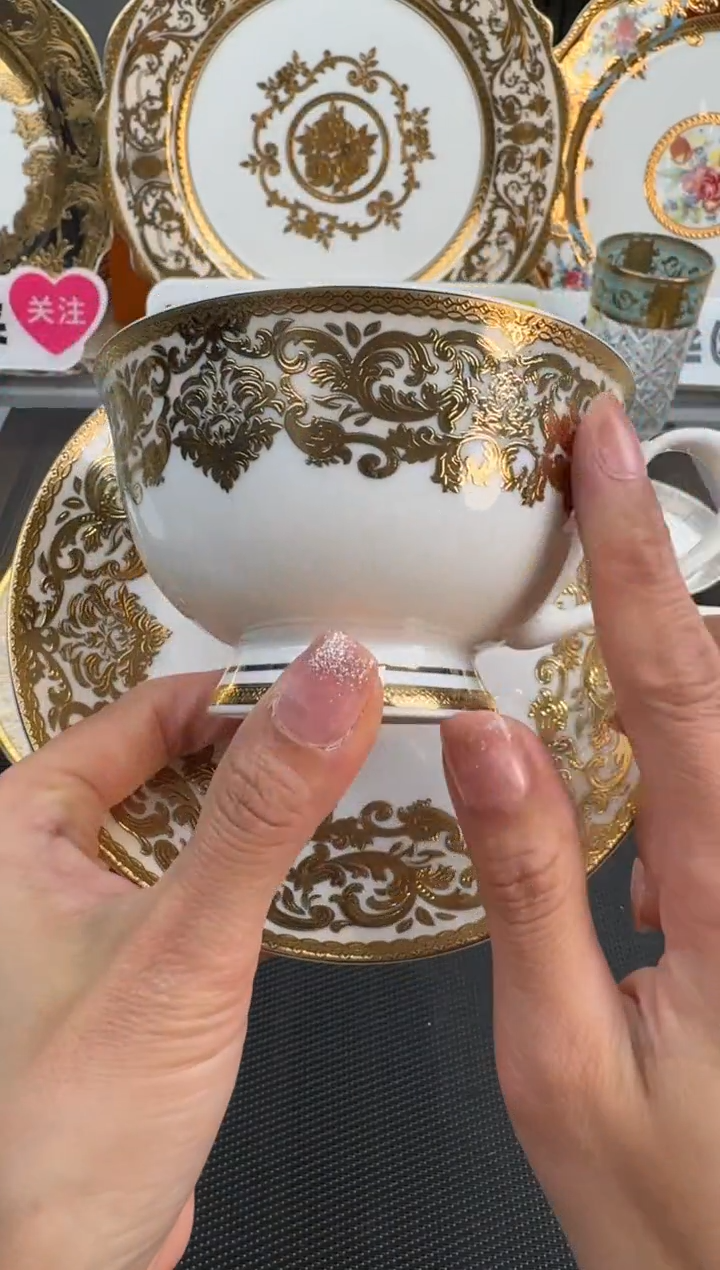 【闪购商品】瓷片咖啡杯碟福利款