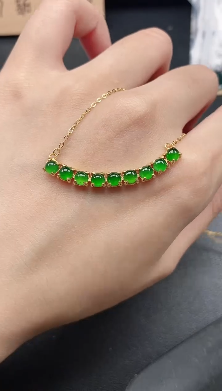 翡翠戒指银S925镶嵌5151-4