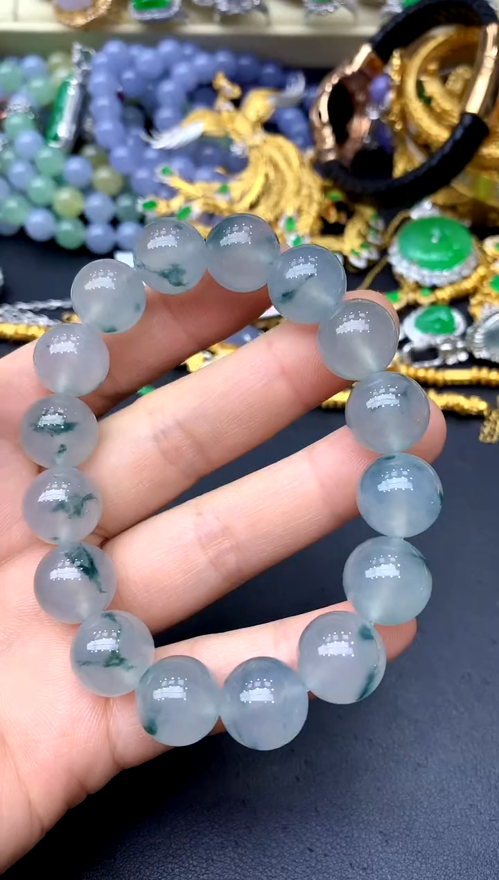 未镶嵌手串翡翠605-中国好珍宝