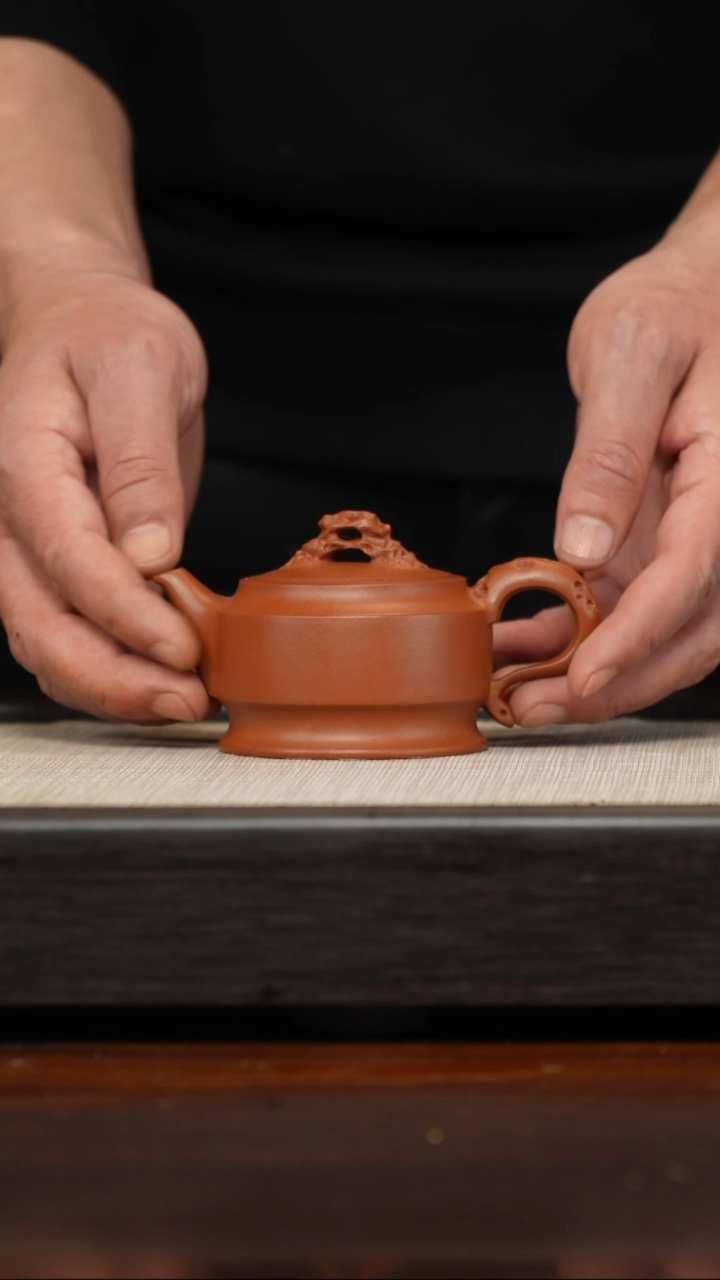 【闪购商品】紫砂茶壶朱泥磐石