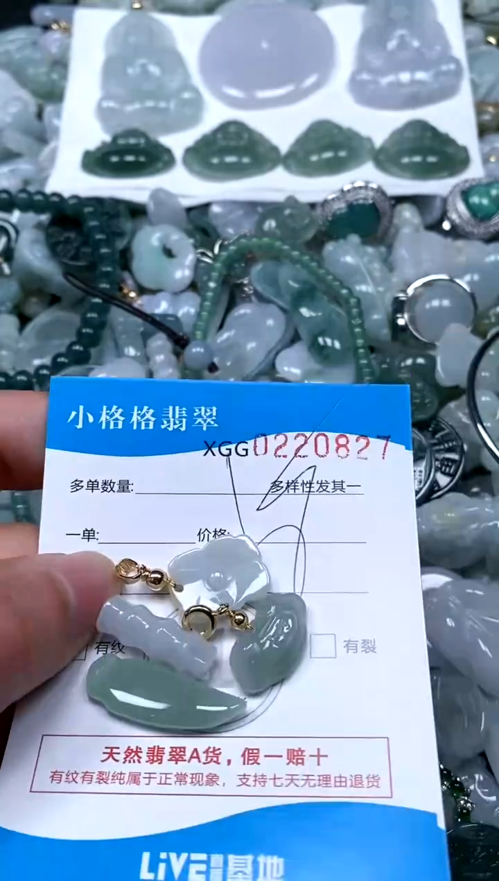 【闪购商品】翡翠颈饰未镶嵌闪购商品0220827