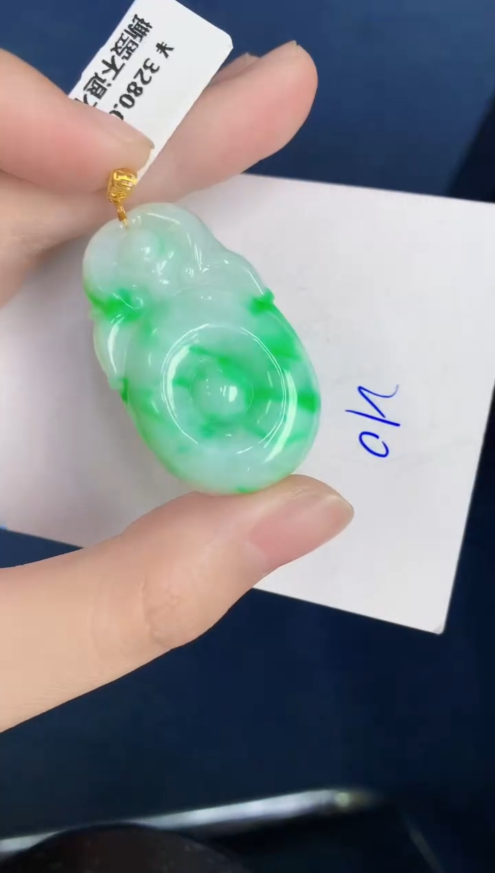 【闪购商品】翡翠颈饰18K金镶嵌000000000