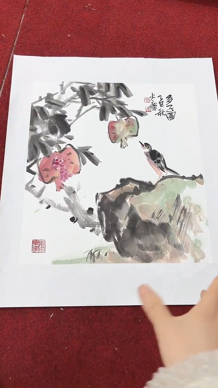 国画李火庆/国画/花鸟