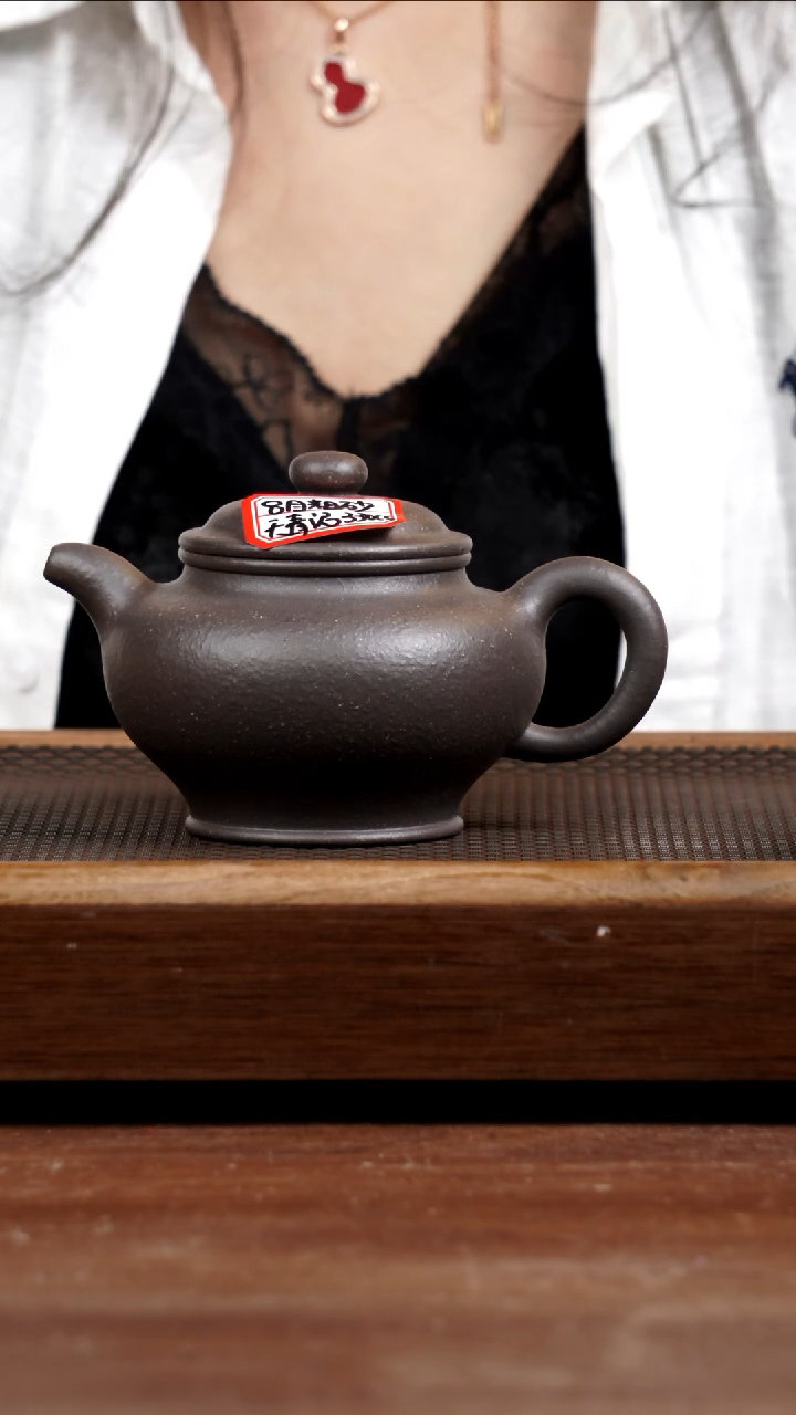 茶壶紫砂8目粗砂天青掇只330CC