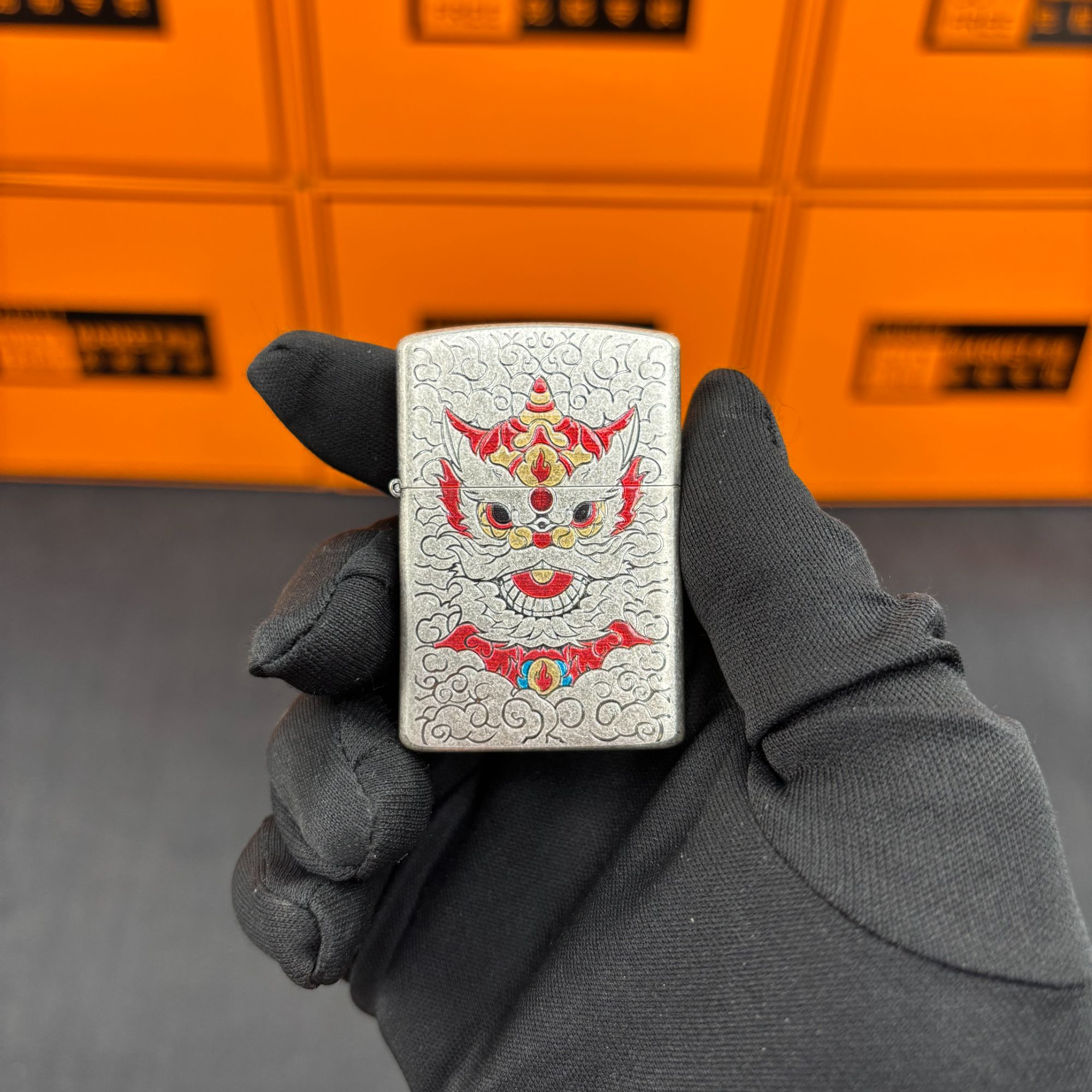 ZORRO佐罗爆款古银鸿运当头煤油打火机