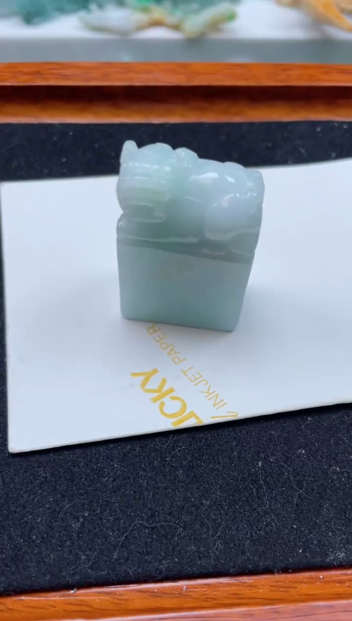 【闪购商品】翡翠颈饰未镶嵌貔貅印章