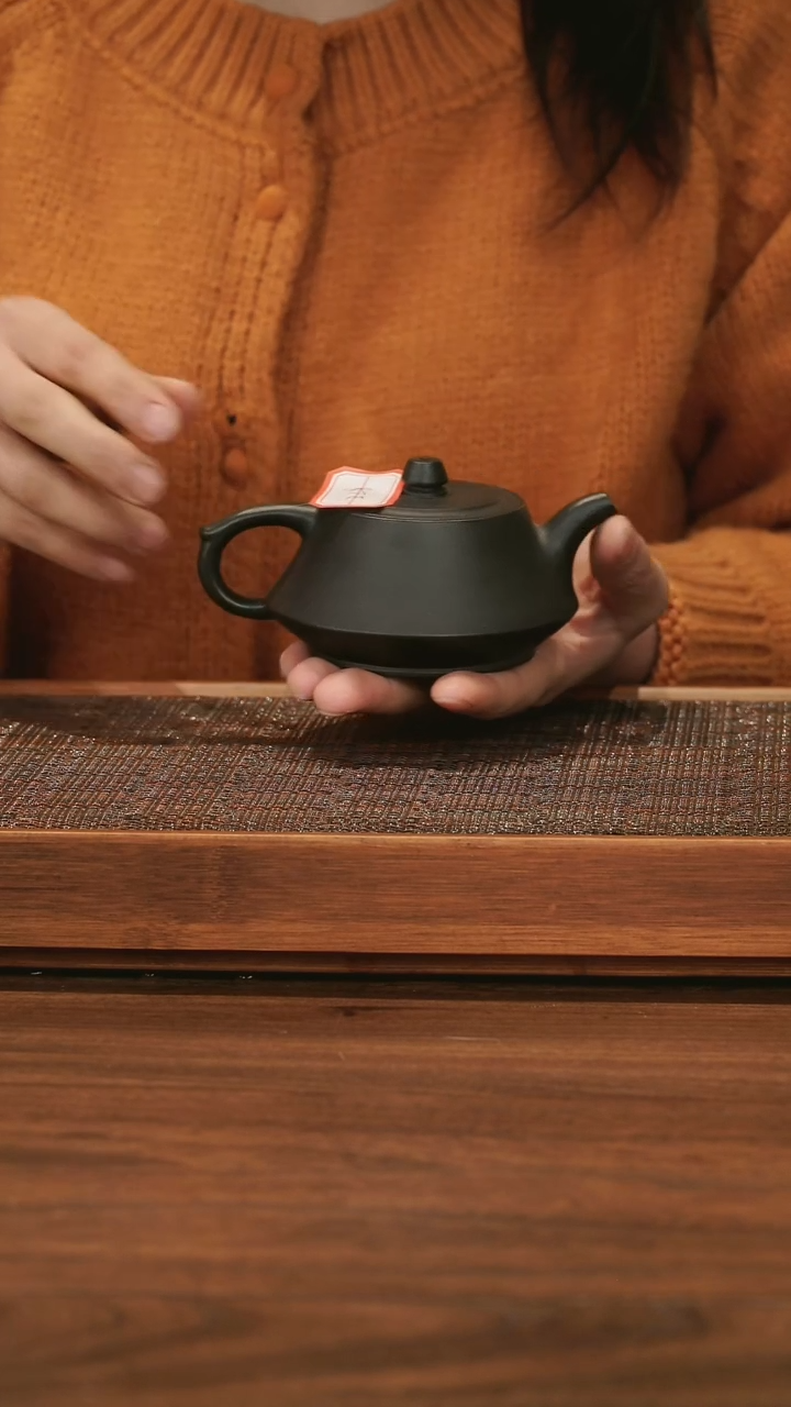 【闪购商品】紫砂茶壶 柱础壶 紫泥还原烧