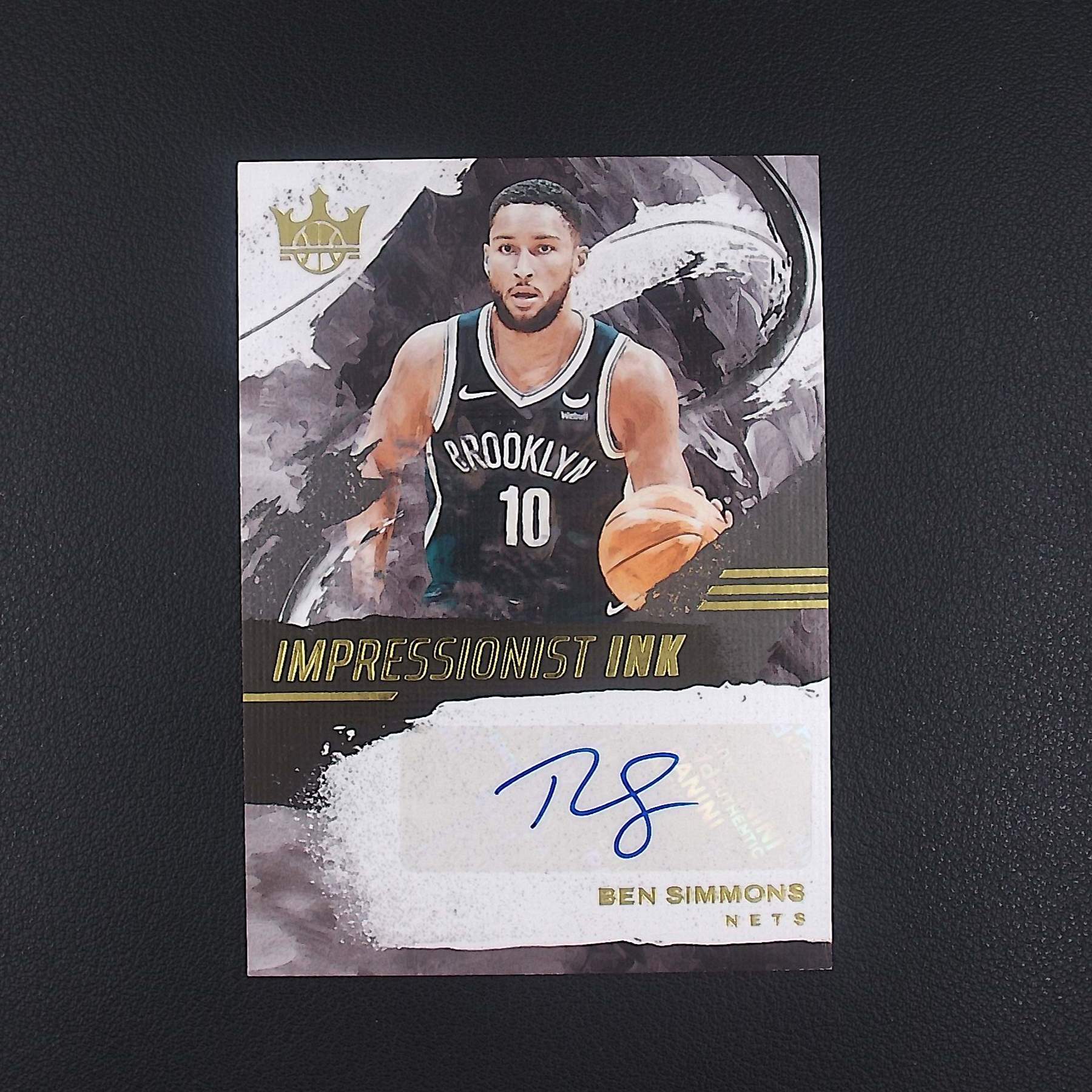 本西蒙斯 99编 皇冠 帕尼尼NBA国宝手提签字球星卡