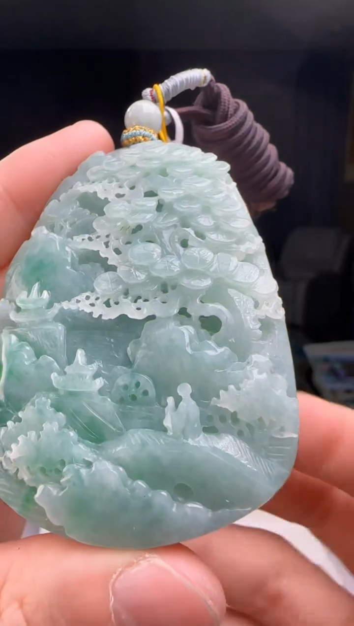 【闪购商品】翡翠吊坠(不含链)未镶嵌DY@@960Q3J14284