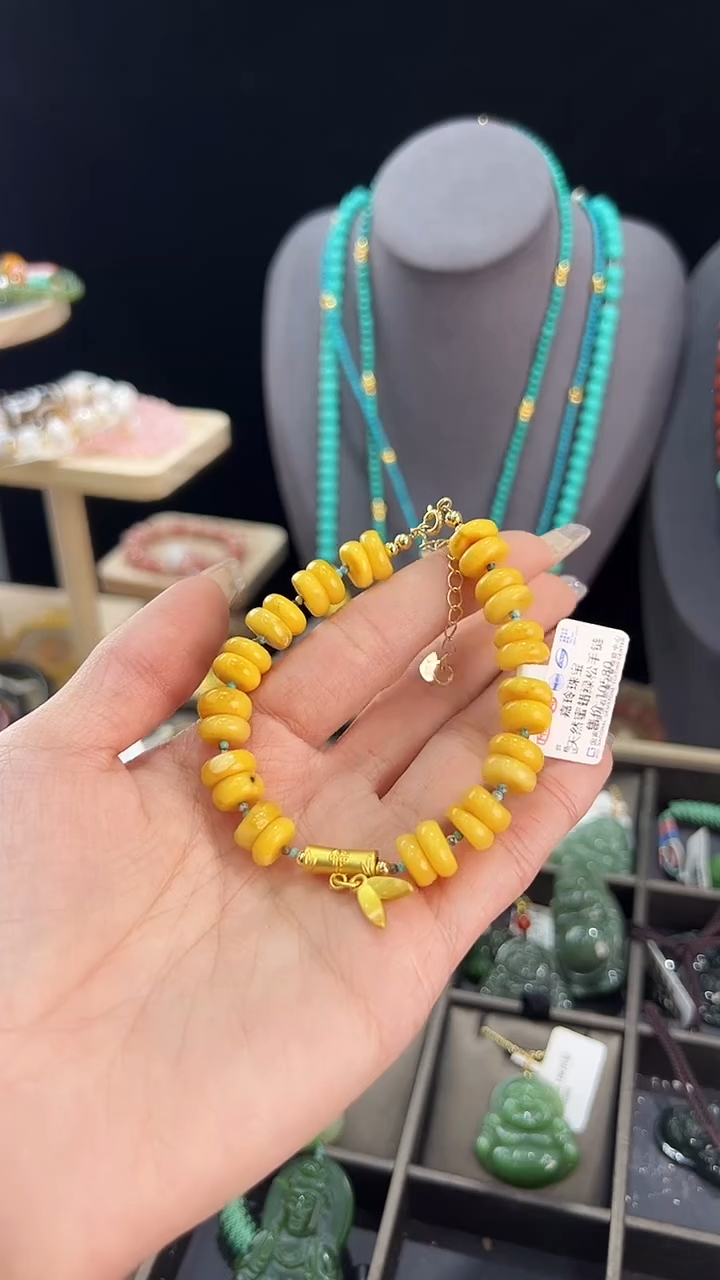 【闪购商品】蜜蜡手链未镶嵌手串